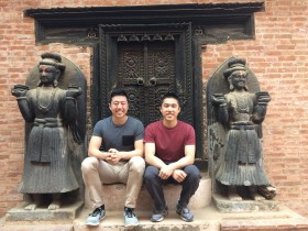 Austin Wu and Patrick Xu, Harvard College ’16, in Nepal