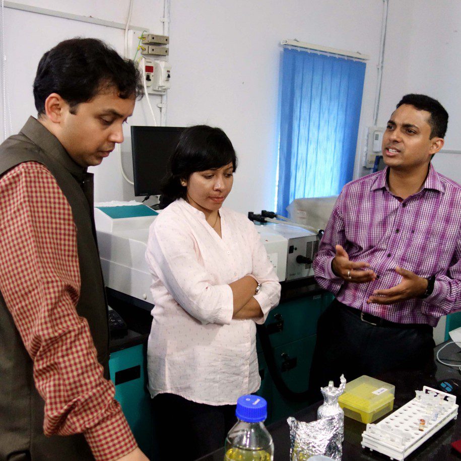 AT THE UTKAL UNIVERSITY LAB, BHUBANESWAR - Copy