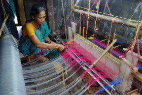 A rural handloom weajer