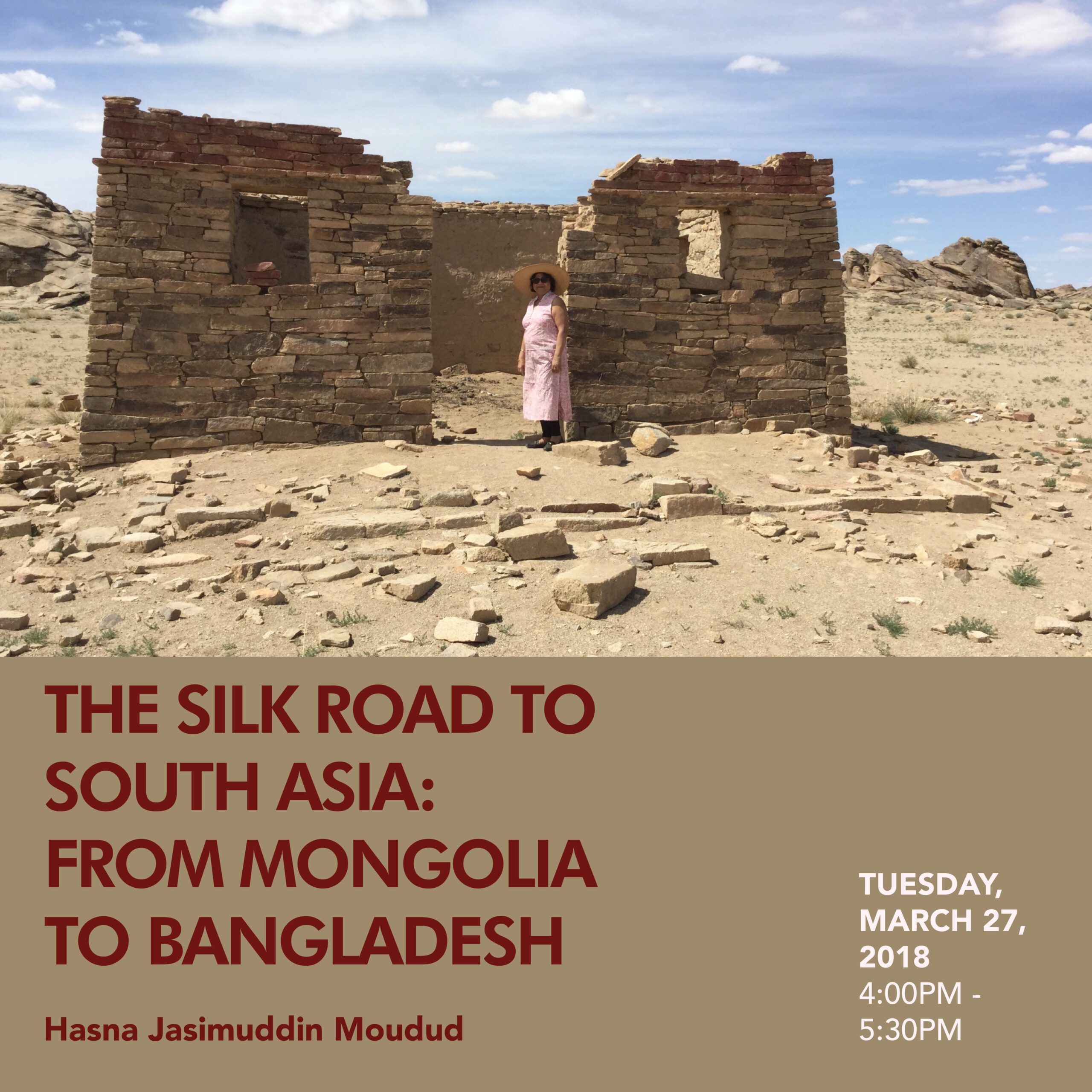 South Asia Without Borders Seminar: The Silk Road to South Asia: From Mongolia to Bangladesh