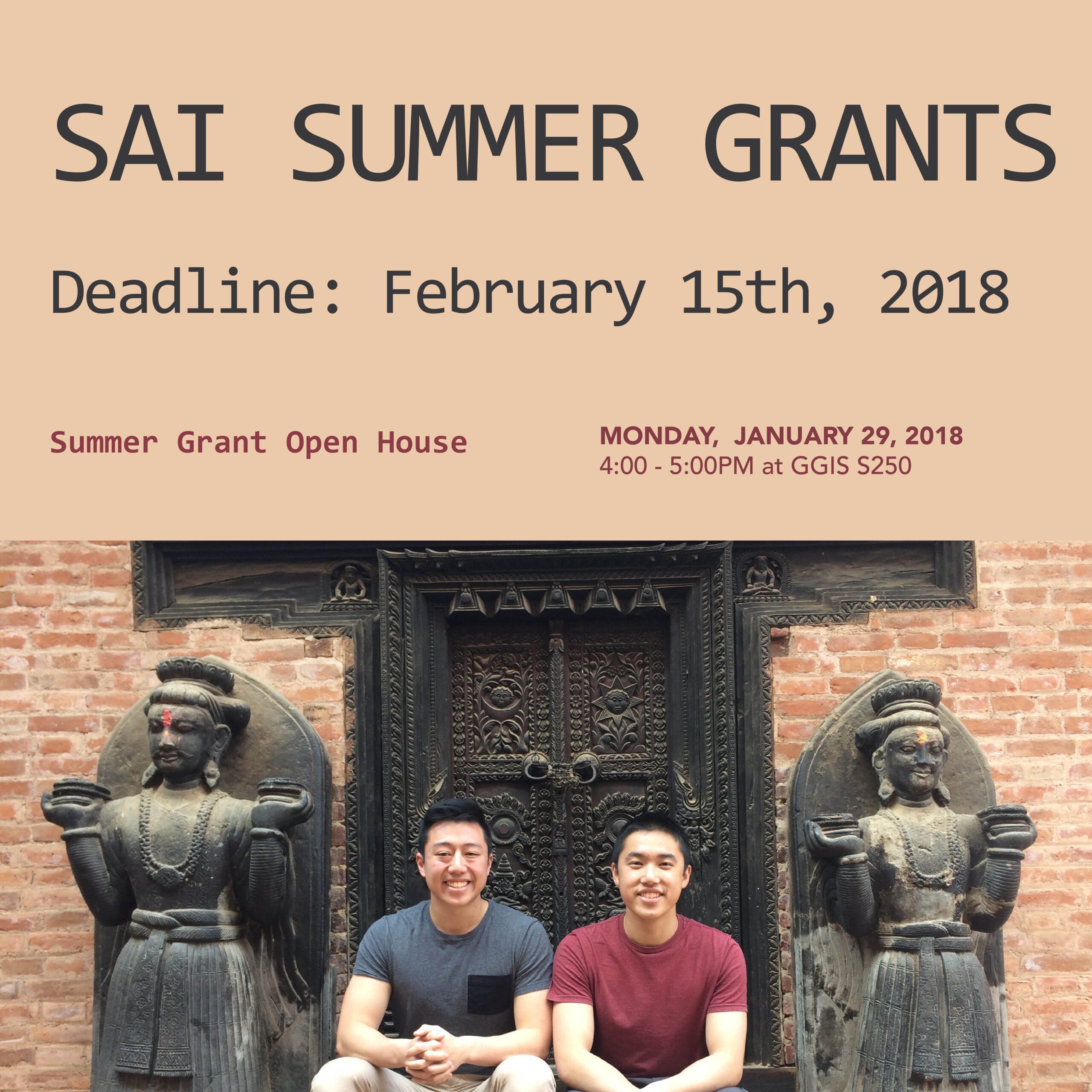 Summer Grant Opportunities Open House