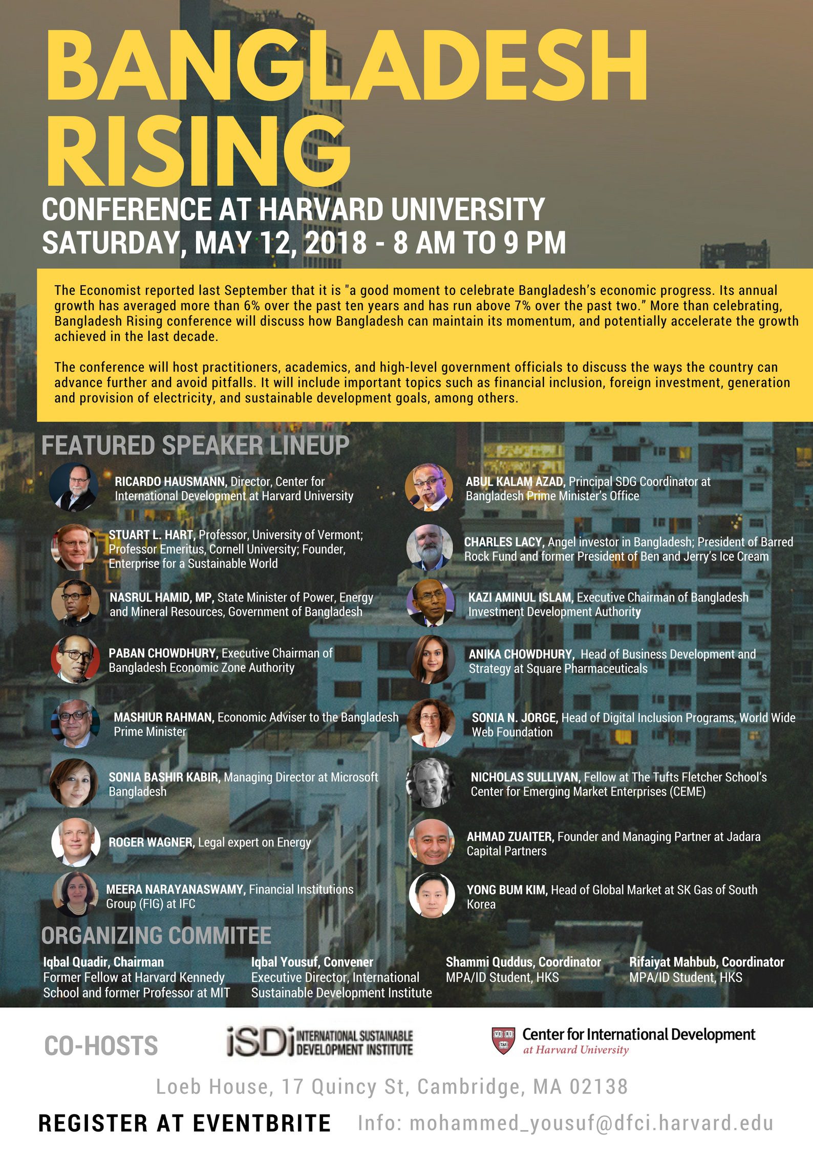 Bangladesh Rising: Conference at the Harvard Kennedy School