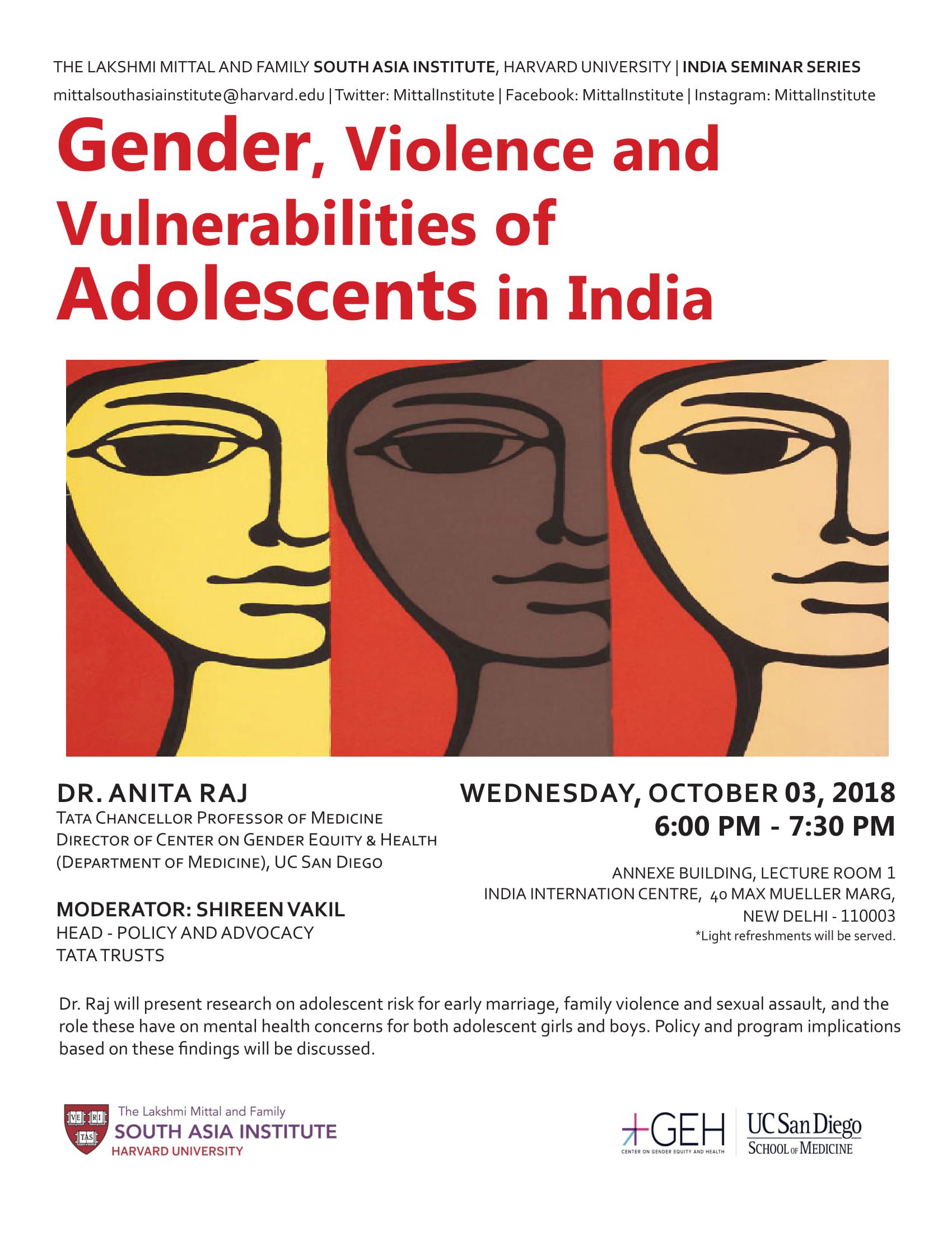 Gender, Violence and Vulnerabilities of Adolescents in India