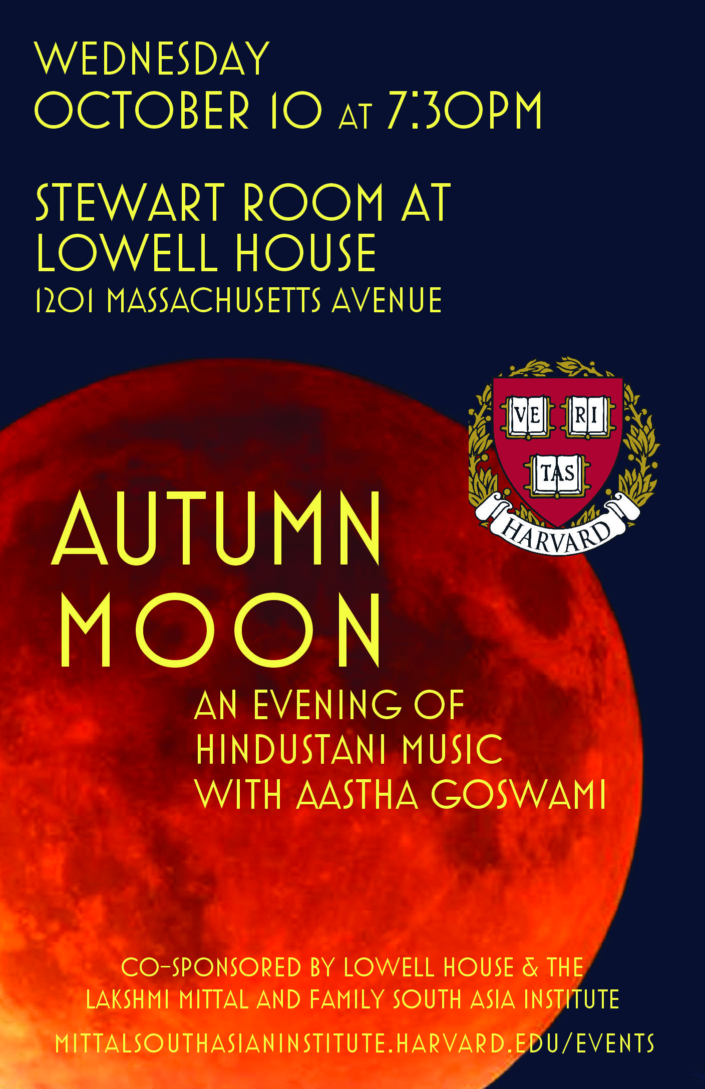 Autumn Moon: An Evening of Hindustani Music with Aastha Goswami