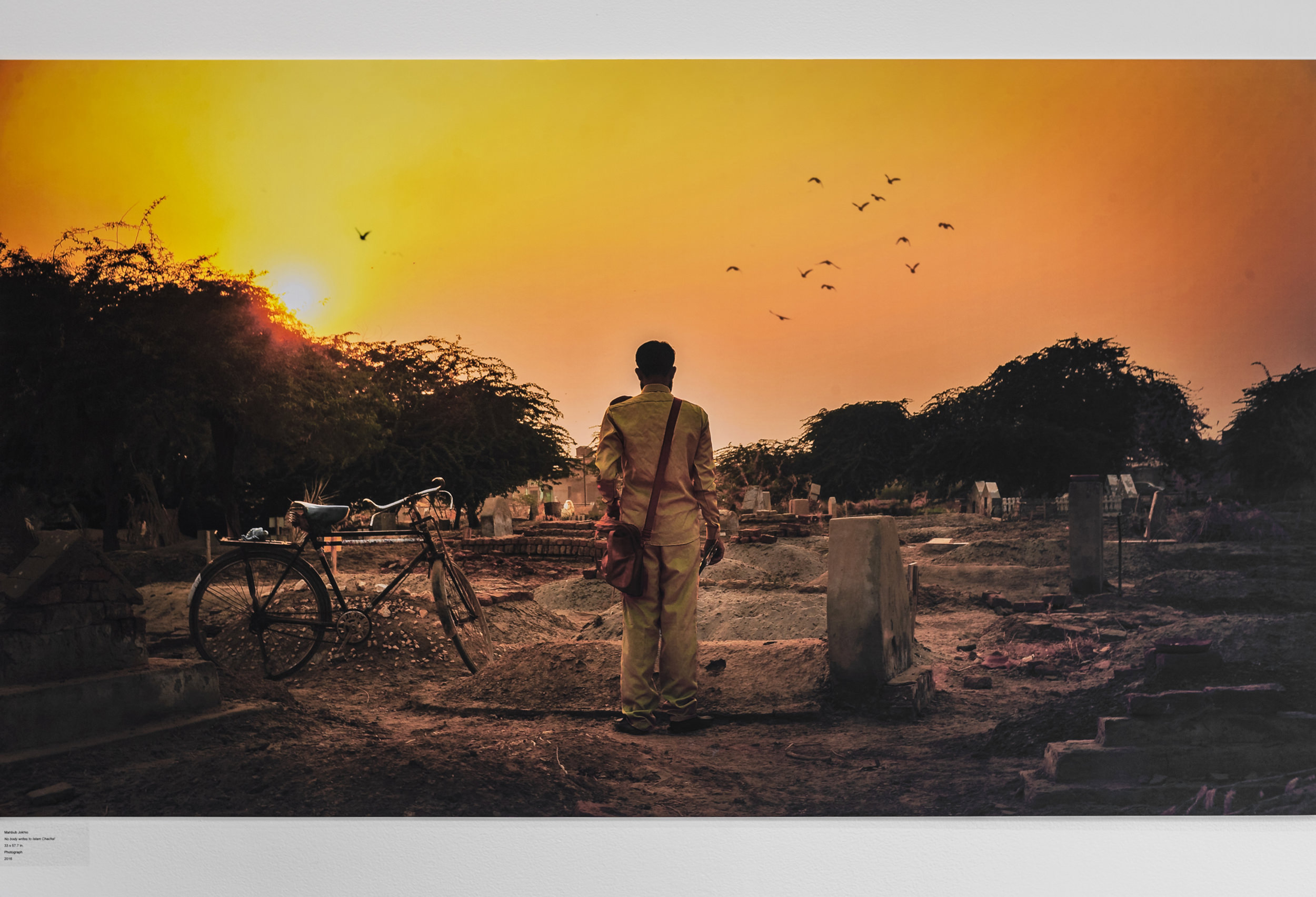 One of the photographs in Mahbub Jokhio's series, As Time Passes in City of the Buried.