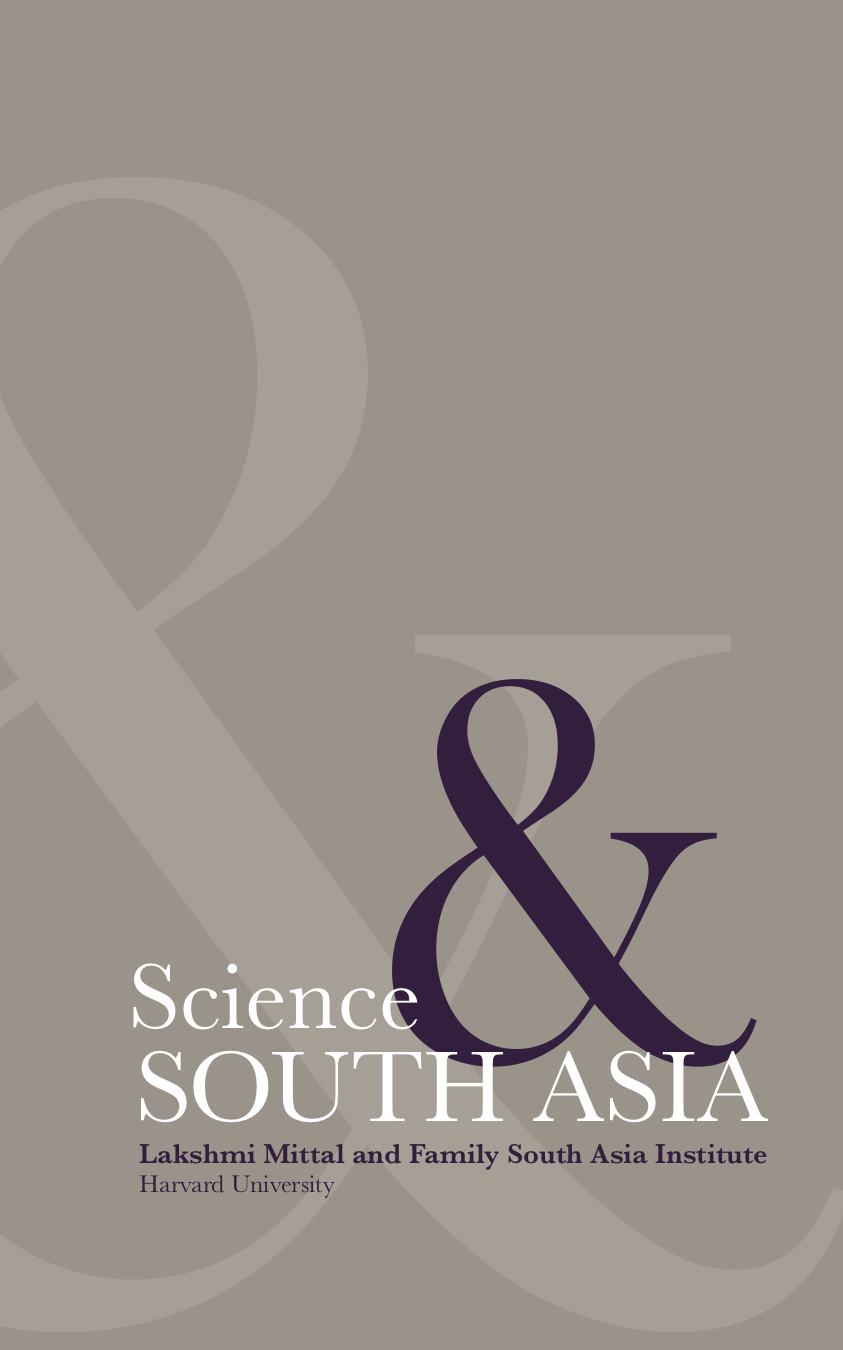 Cover of the Science and South Asia publication.