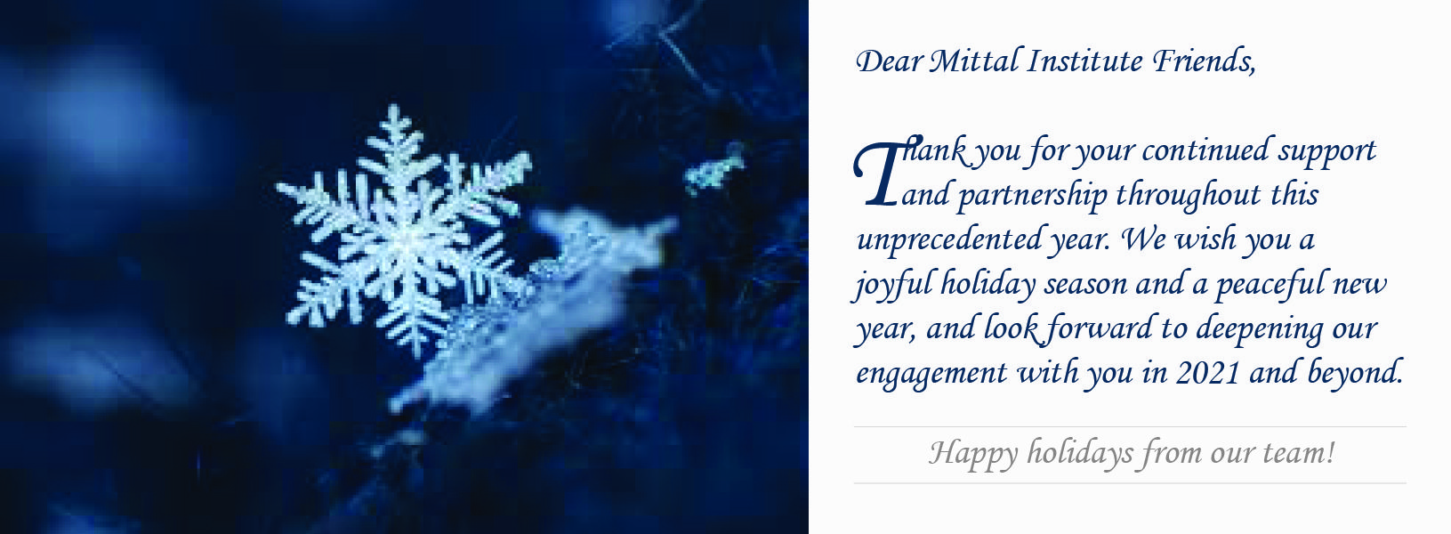 Holiday card 2020