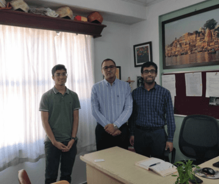Dr. Rao in Bangalore (Creator of a voice prosthesis for throat cancer patients)