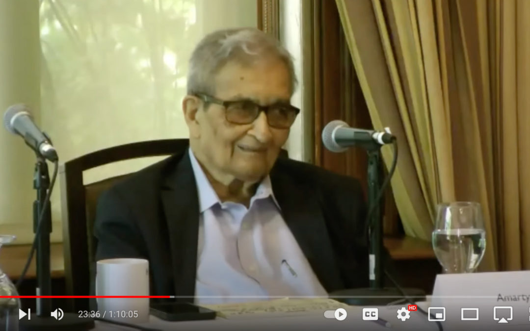 Amartya Sen on “Where is India Going?”