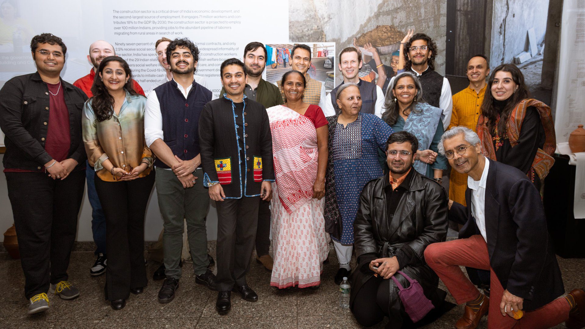 HUM SAB EK Opening 1 Group photo of HUM SAB EK exhibition team