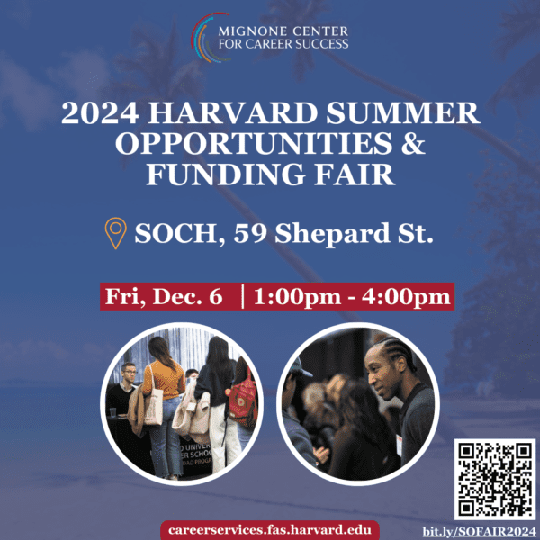 Summer Opportunities & Funding Fair