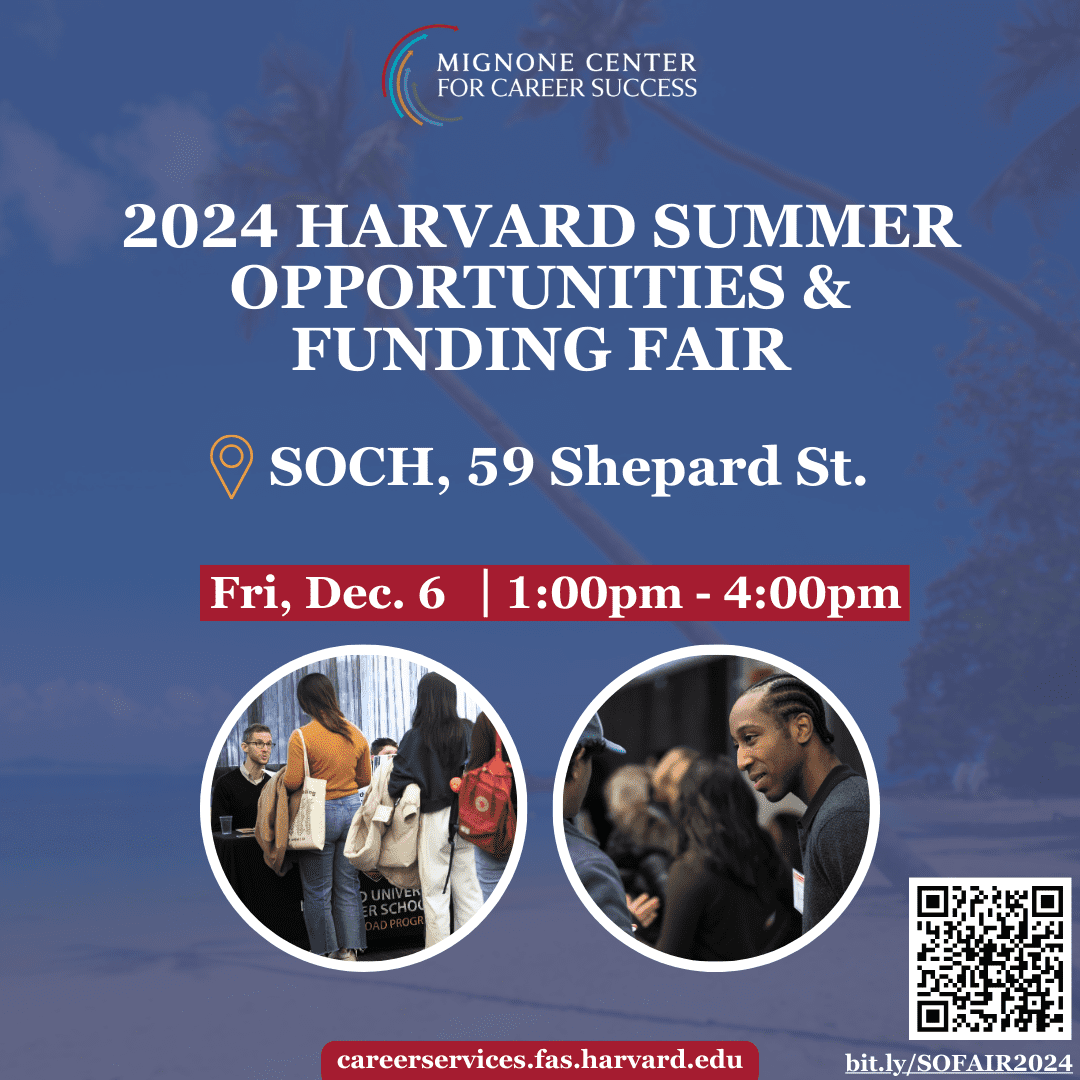 Summer Opportunities & Funding Fair