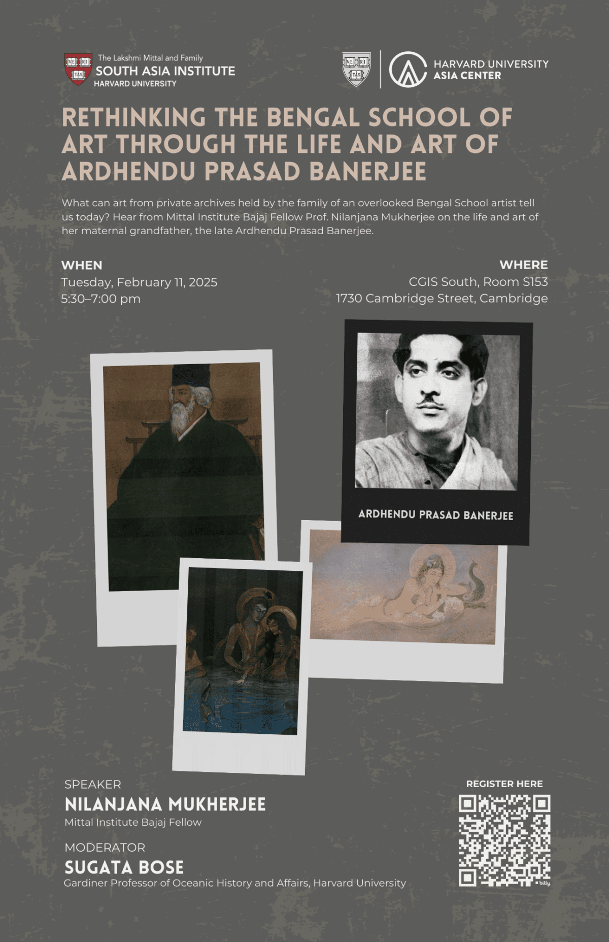 Poster Ardhendu Prasad Banerjee Event Feb 11
