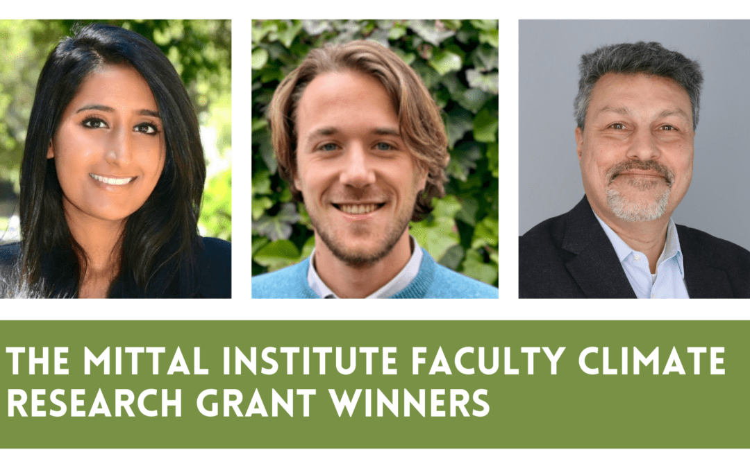 Announcing the 2026 Recipients of the Mittal Institute Faculty Climate Research Grants