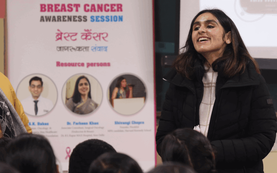 Shivangi Chopra ’25 Brings Breast Cancer Awareness to Delhi Classrooms
