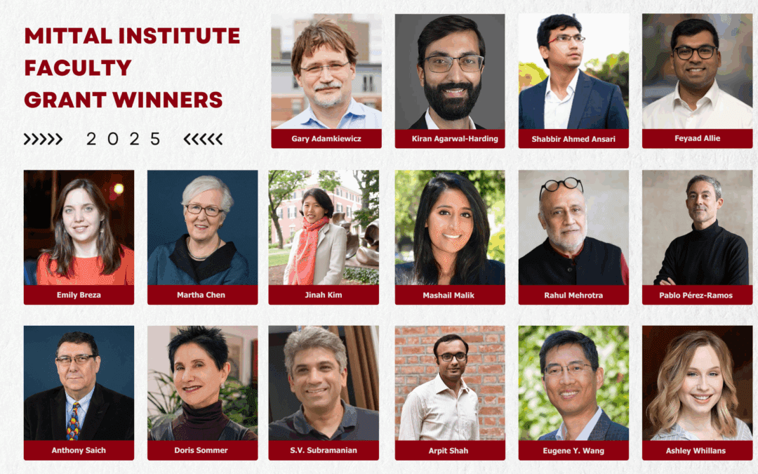 Advancing South Asia Scholarship: 2025 Mittal Institute Faculty Research Grant Recipients