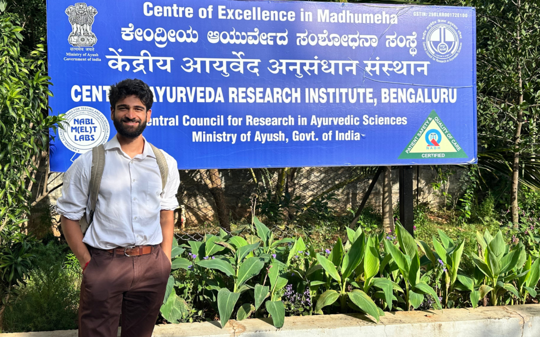 Ayurveda, Western Medicine, and the Mind: Josh Mysore ’26 Conducts Student Research in India
